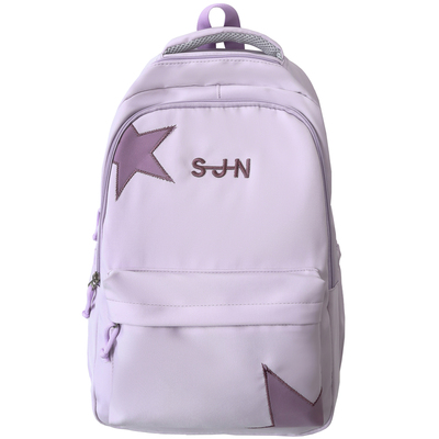 书包初中女生蓝色ins风简约