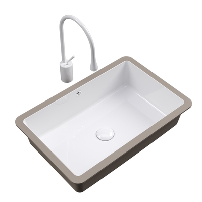 德国迈锐博陶瓷洗脸盆卫生间洗漱池单盆阳台家用洗手盆台下盆3511