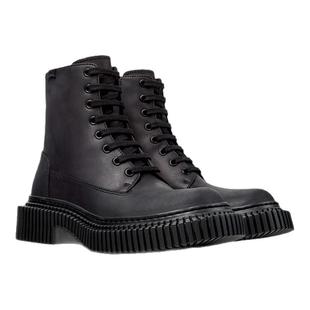 Camper看步女靴Pix Berlin经典英伦风马丁靴时尚百搭系带皮靴