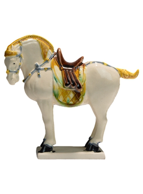 冯老师唐三彩小马洛阳特产陶瓷礼