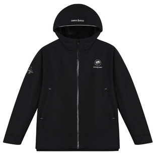 熊猫户外儿童三合一冲锋衣男女2025新款珊瑚绒内胆御寒保暖外套