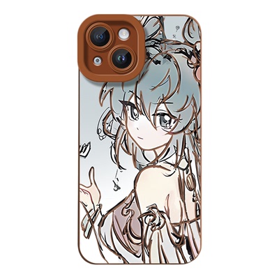 华为PURA80动漫iPhone13手机壳OPPORENO14软小米17pm瞳眼苹果15Plus适用16ProMax创意公孙离小众IQOOZ10TURBO
