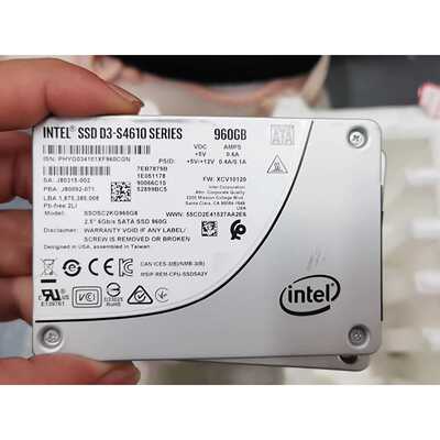 询价intel S4610  960G sata SSDSC2K