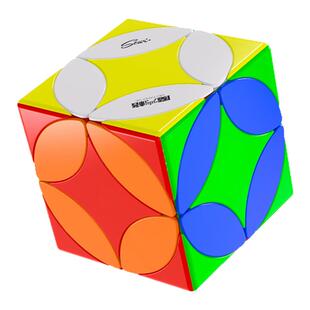 奇艺魔方格铜币魔方异形趣味斜转高难度创意造型儿童益智力玩具