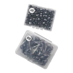 矶钓咬铅炭黑开口铅坠溪流铅豆垂钓夹铅钓鱼微铅配件筏钓包胶咬铅