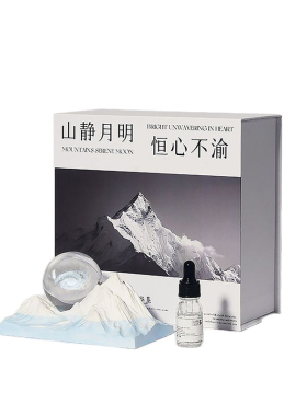 水晶球小夜灯香薰摆件石膏扩香石