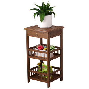 花架子客厅落地式置物装饰花盆架室内边角花几阳台盆景支架非实木