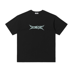 2727WORLD 法老 嘻哈国潮流基础logo印花多色短袖T恤 内搭圆领