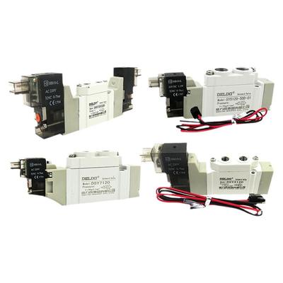 二位五通换向阀电磁阀德力西电气