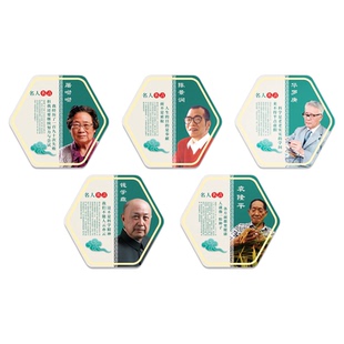 科学家挂画教室海报励志名人名言贴画像钱学森袁隆平屠呦呦装饰画