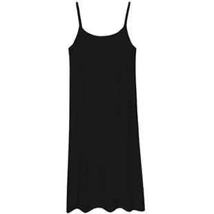 莫代尔旗袍内衬裙吊带裙里衬裙子胸垫白色汉服专用大码长裙连衣裙