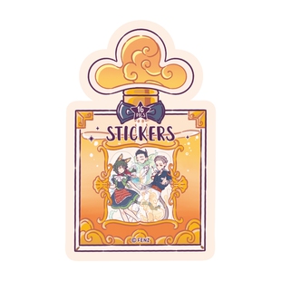 正版非人哉入梦寻香pvc贴纸包手账本装饰素材咕卡通贴画动漫周边