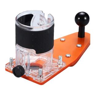 平衡板修边机倒装板底座修圆辅助木工工具圆弧切圆机倒角铣圆神器