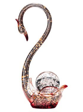 现代高级感轻奢婚房天鹅摆件客厅电视柜玄关桌面家居装饰新婚礼物