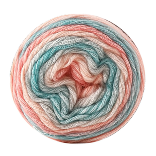 恒源祥段染彩虹毛线球中粗渐变蛋糕线diy毛衣围巾帽子手工编织线