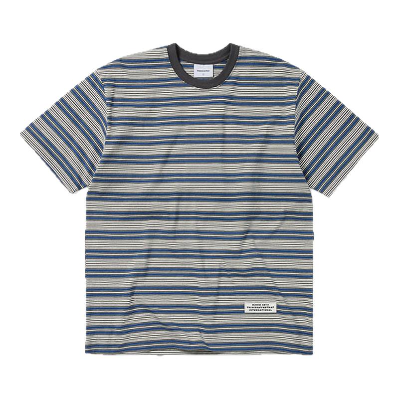 thisisneverthat® Striped Tee 25夏季新款圆领撞色条纹短袖T恤