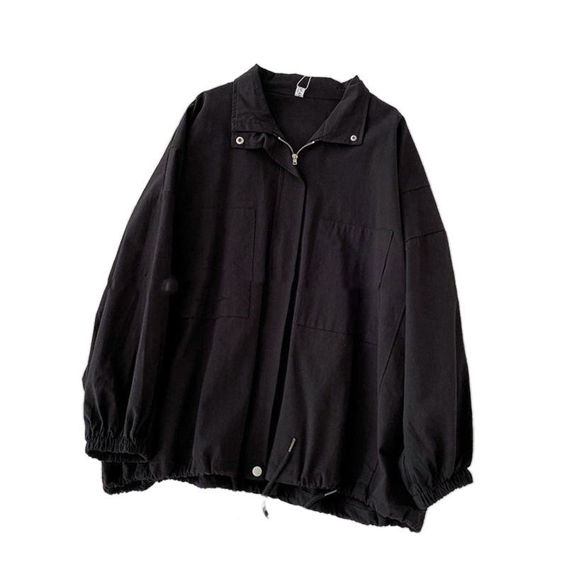 外套女早春运动复古温柔风hiphop中学生气质街头慵懒上衣服ins潮