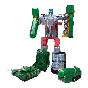 军事武器变形机器人金刚小号航空母舰飞机坦克东风导弹模型男玩具