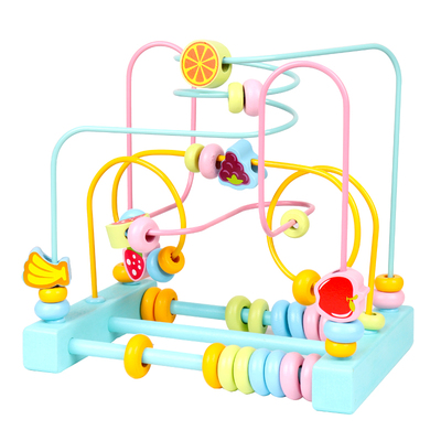 绕珠串珠儿童益智积木宝宝玩具