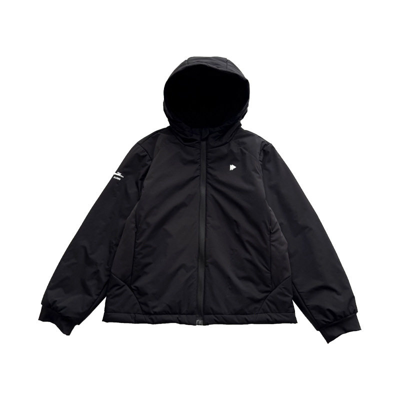 男童加厚保暖连帽棉服冬季
