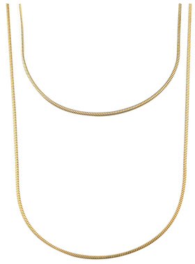 欧美新款简约个性高街纯色项链