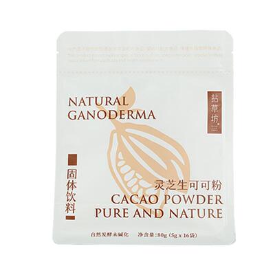 拈草坊灵芝生可可粉未碱化无糖