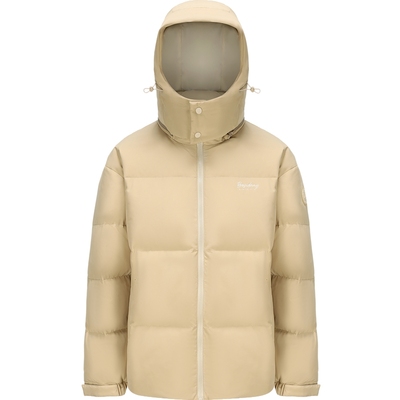 波司登短款连帽羽绒服