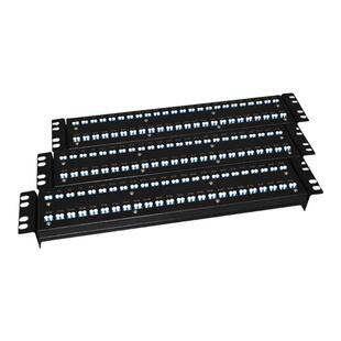 波钢48口96芯LC光纤面板ODF光纤配线架满配适配器2U19寸标准机架