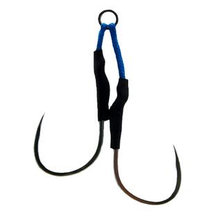 雷克速特日本款深海轻型铁板钩双钩鲅鱼黄鲣路亚钩快抽慢摇大物钩