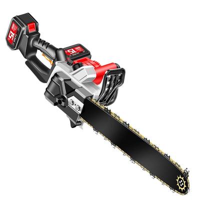 充电式电锯大功率伐木锯家用小型