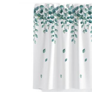 浴室浴帘防水防霉加厚涤纶布卫生间隔断帘免打孔门帘子挂帘窗帘