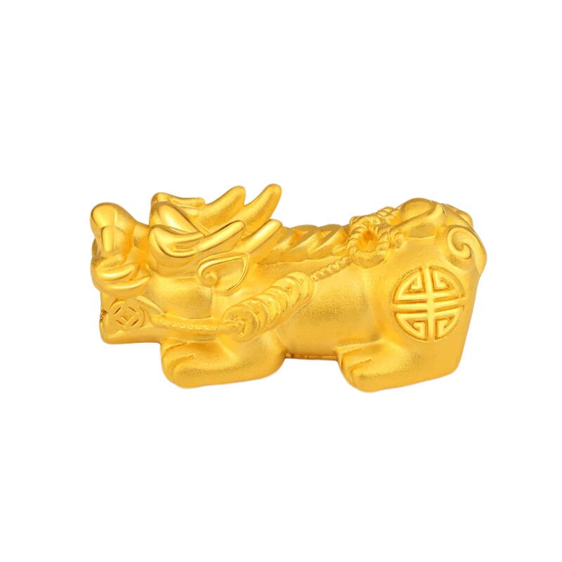 老庙黄金足金貔貅转运珠玛瑙手串男手链官方正品手饰大气招财正品