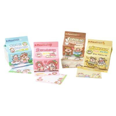 meatball原创牛奶盒便签纸