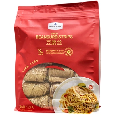 山姆代购1200g素菜腐竹丝油豆皮