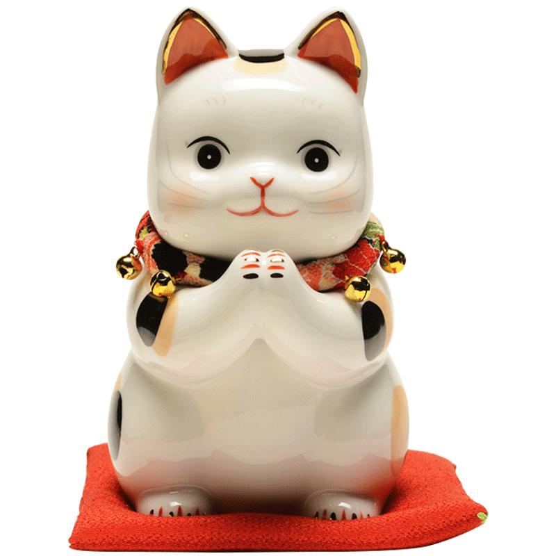 日本招财猫药师窑祈愿手工制作