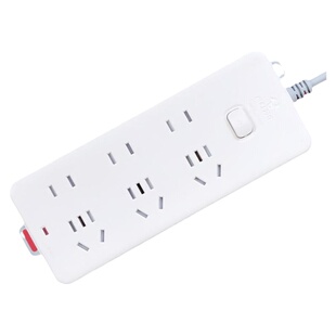 公牛排插座带有线多功能开关家用电源接拖板延长GN-402-1.8/3/5米