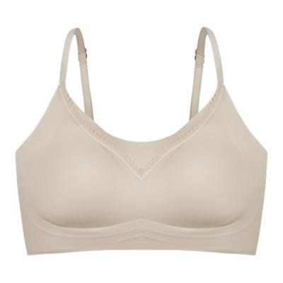 68内衣女蚕丝蛋白简约保暖文胸罩抗菌时尚舒适无痕柔软