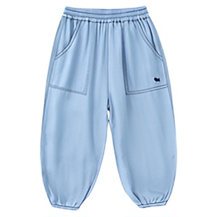 【天丝牛仔裤】嘟嘟家男童裤子儿童夏季防蚊裤宝宝女童长裤童装潮