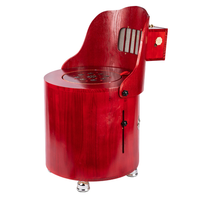 实木艾灸凳子蒲团会阴器具腰臀背部宫寒家用熏蒸仪私密炙椅坐灸桶