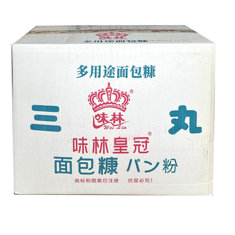 味林面包糠厂家供货整箱白糠