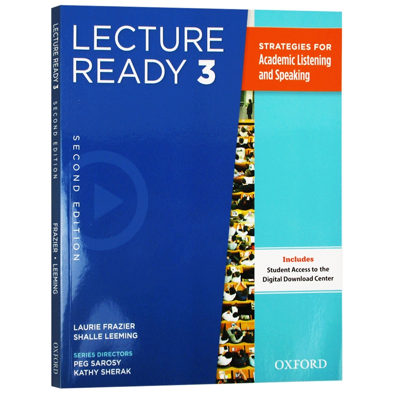 英文原版 LECTURE READY 2E 3 SB牛津学术英语教材 LECTURE READY系列3 学习口语演说技巧 英文版