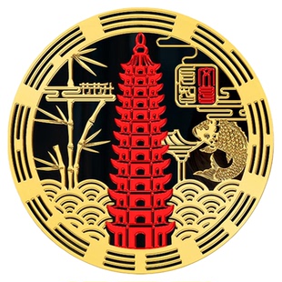 十三层文昌塔旗舰店文昌竹状元手机贴摆件装饰塔13学生用金榜题名