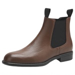 星期六真皮短靴女2025新款秋冬黑色瘦瘦靴英伦风马丁靴切尔西靴子