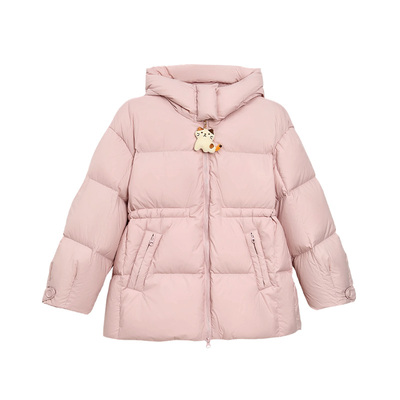 livheartkids收腰女大童羽绒服