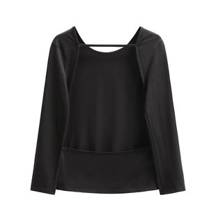 长袖晒背衫露背装男天灸上衣三伏天晒背专用衣