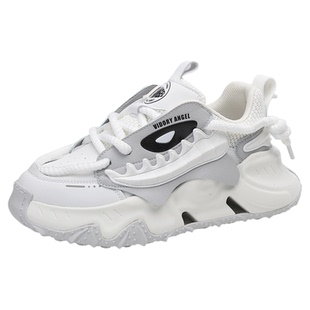 男鞋2026新款今年流行爆款原创小个子显高高级感增高厚底老爹鞋男