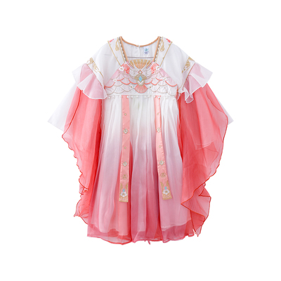 女童汉服中式国风连衣裙春秋新款