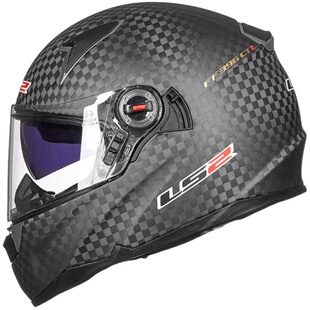ls2全盔碳纤维头盔男摩托车机车街道赛跑3c认证大号卡丁通用FF396