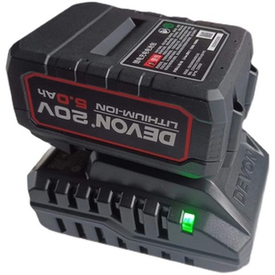 原装DEVON大有20V4.0/5.0/5.2ah电锤扳手电钻角磨机锂电池/充电器