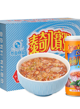 泰奇八宝粥24罐大罐装五谷杂粮桂圆即食营养早餐速食粥箱装官方